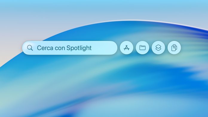 macOS Tahoe Spotlight