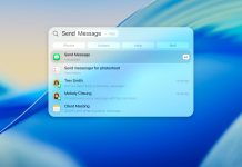 macOS Tahoe Spotlight Azioni