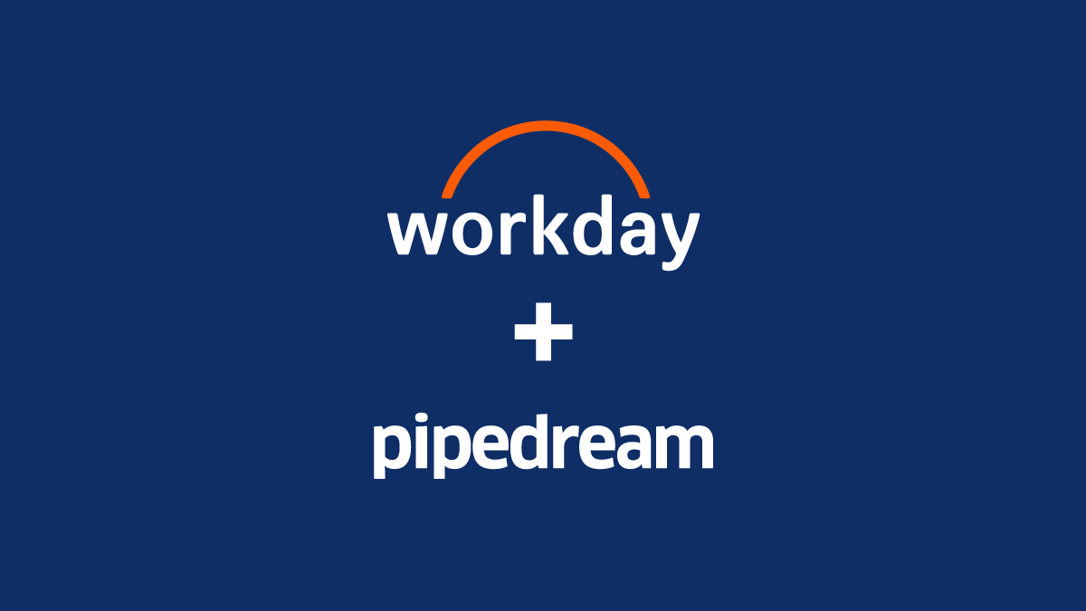 Pipedream workday