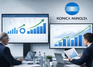 Risultati finanziari Konica Minolta 2025: ritorno all’utile nei nove mesi e revisione delle previsioni konica minolta