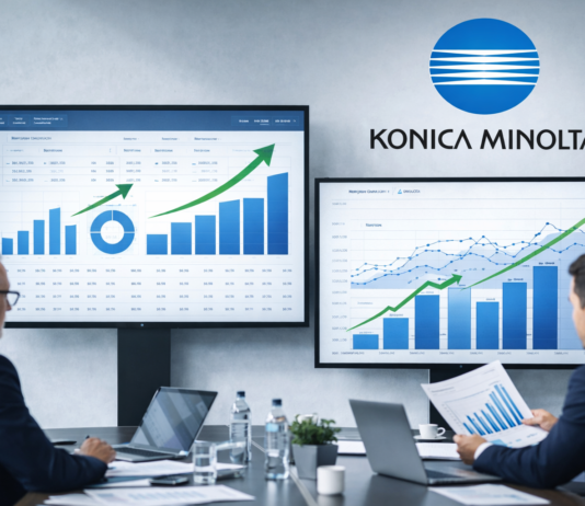 Risultati finanziari Konica Minolta 2025: ritorno all’utile nei nove mesi e revisione delle previsioni konica minolta