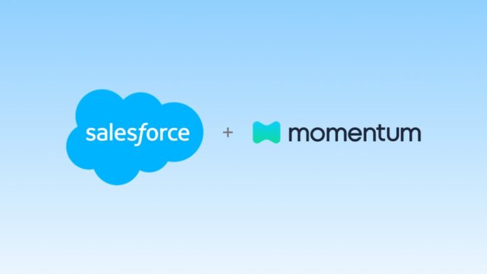 alesforce acquisizione Momentum integrazione servizi CRM e AI enterprise