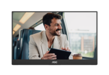 AOC 16T20E2, il monitor portatile IPS Full HD pensato per lavoro ibrido e mobilità aoc 16T20E2