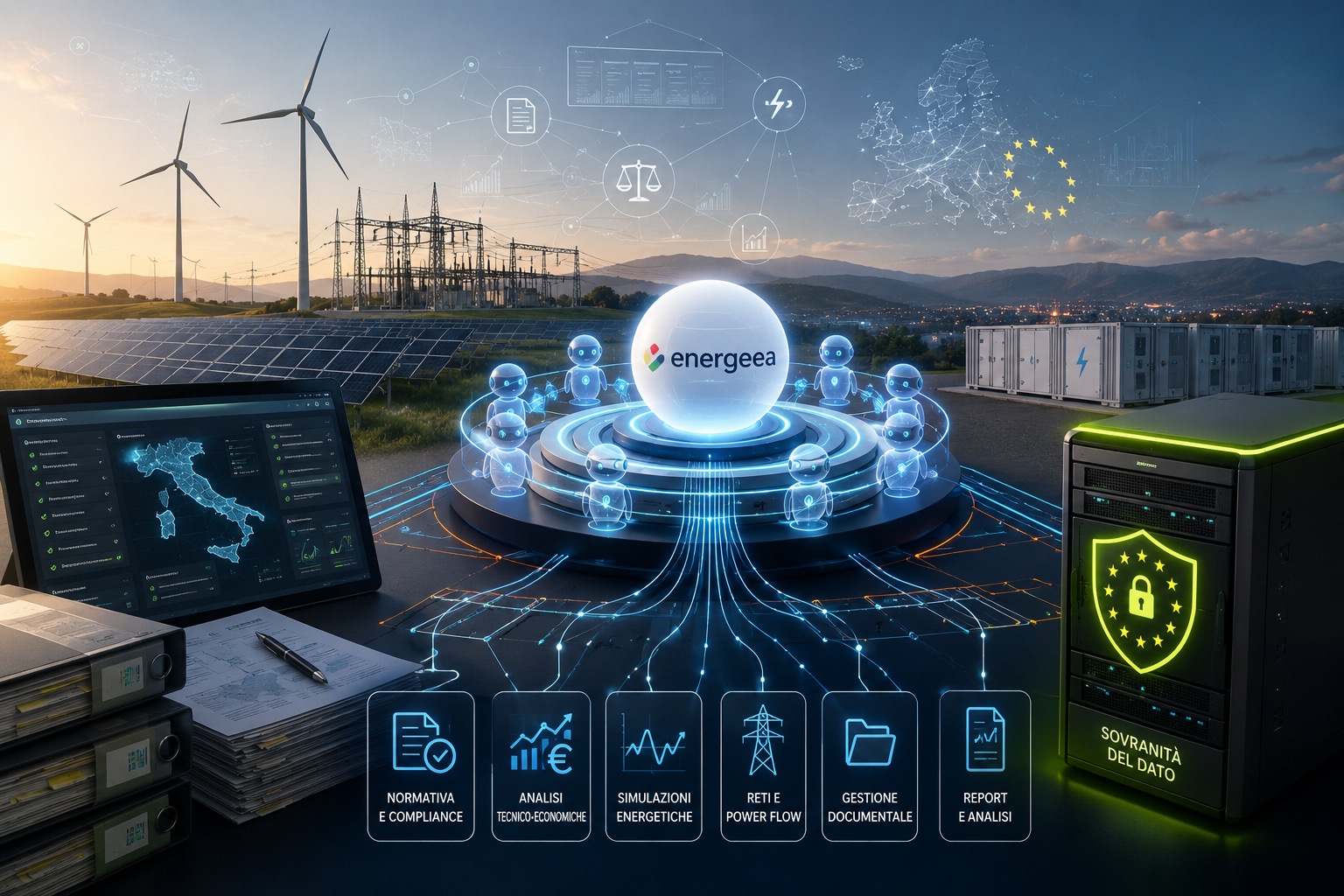 Energeea, fabbricadigitale porta l’AI agentica nel mercato dell’energia