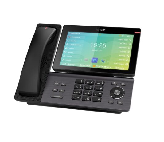Snom D895M, il telefono IP premium che punta su touch, DECT e sicurezza