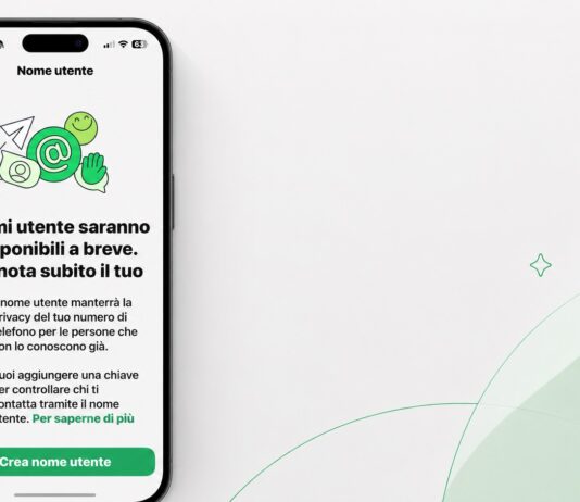 whatsapp nome utente
