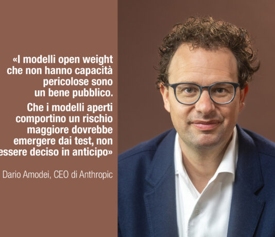 Dario Amodei: “Anthropic non vuole vietare i modelli open weight”
