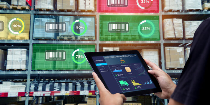 Smart Augmented Reality,AR warehouse management system. genya magazzino
