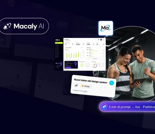 Vibe coding con Macaly AI di Register.it per creare un sito o un’app da un prompt