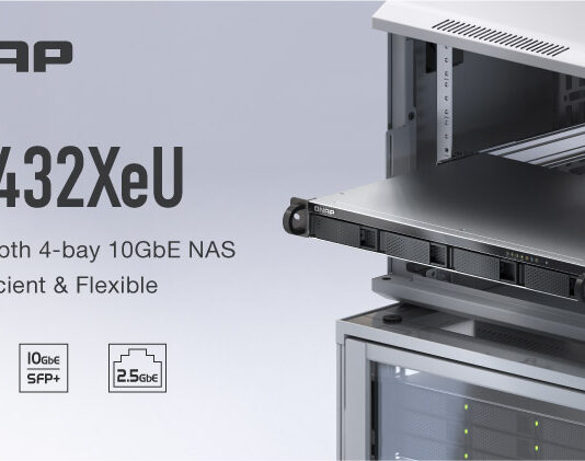 QNAP TS-432XeU, NAS rackmount compatto con 10GbE per PMI e ambienti edge QNAP TS-432XeU