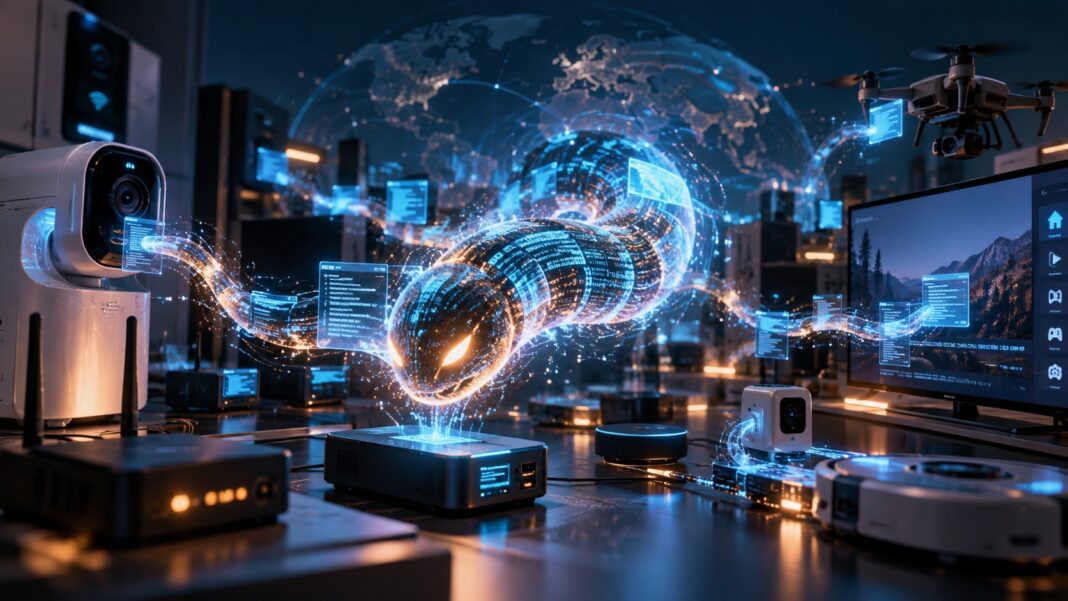 Digital Worm Across the Smart Home