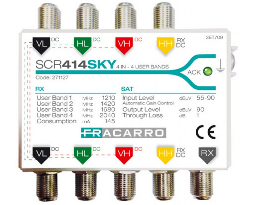 Fracarro Multiswitch SCR Sky