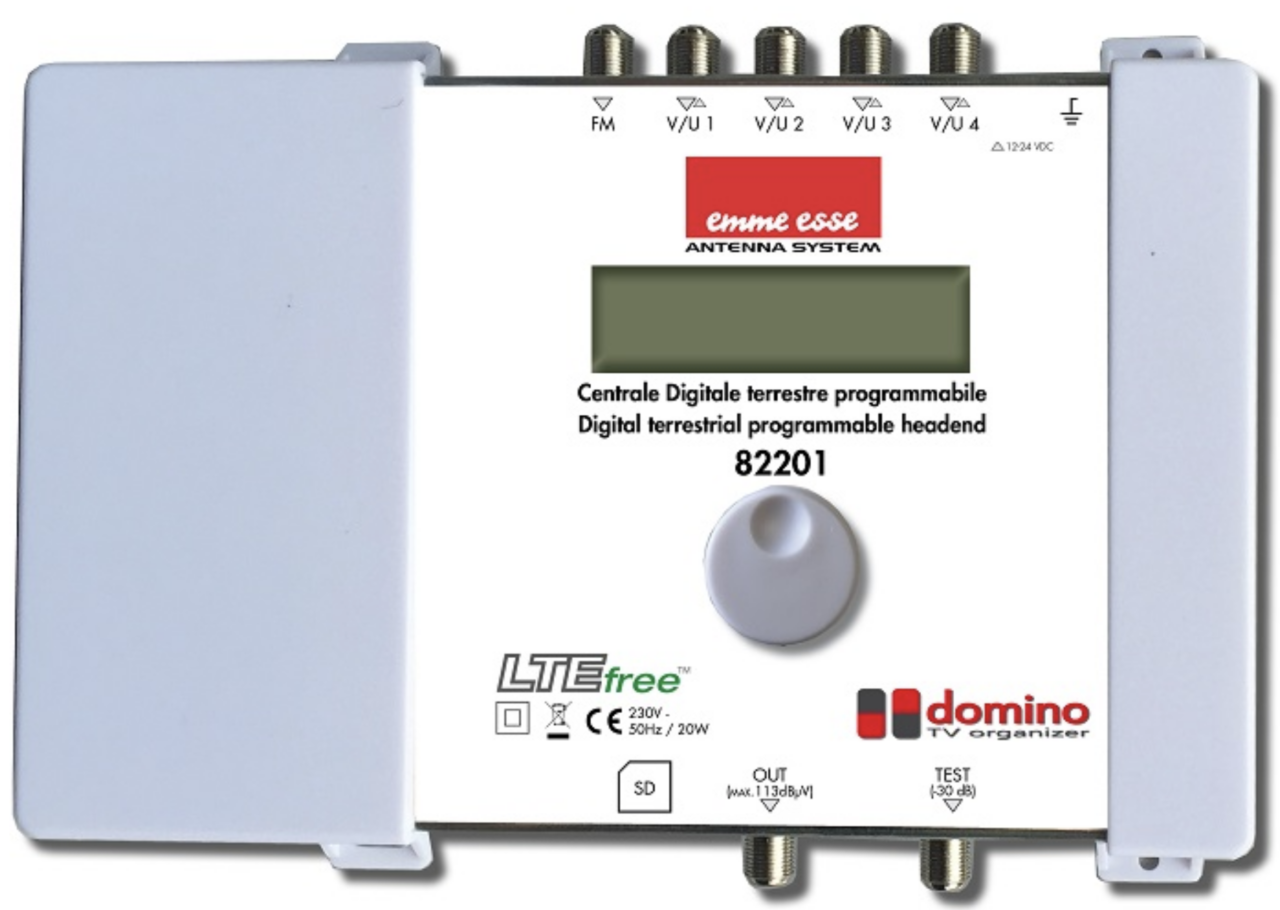 Domino TV Organizer Emme Esse centrale di testa programmabile