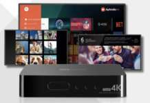 TS UP 4K, smart media box Android con sintonizzatore DTT e SAT TS UP 4K SMART BOX