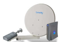 Per ricevere Internet via satellite, va bene la parabola per i canali TV? Tooway Internet via satellite