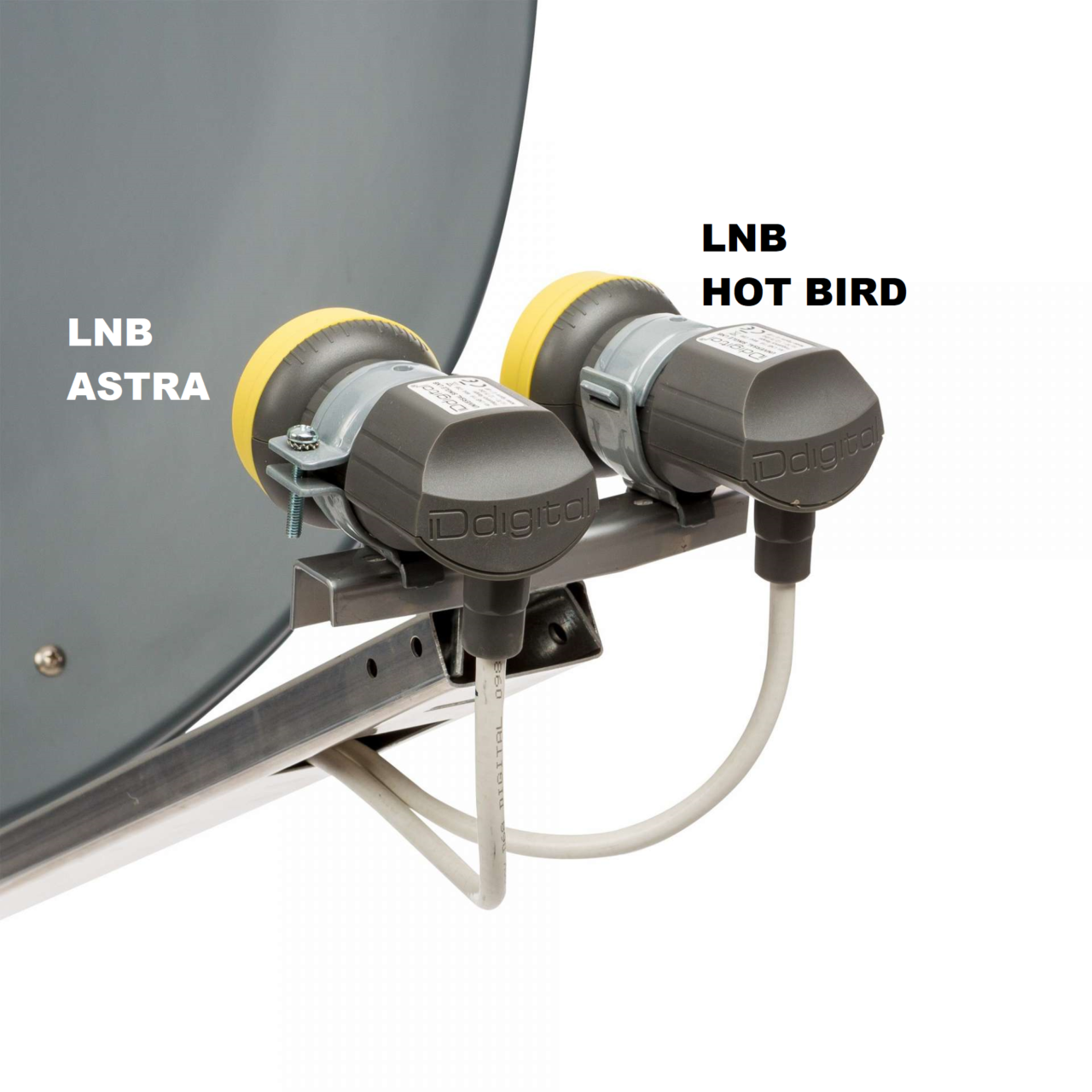 LNB Monoblocco 6 ° Astra HotBird 1 Uscita Singola Fracarro UX-MBS6 Cod. 287139 E - Foto 8