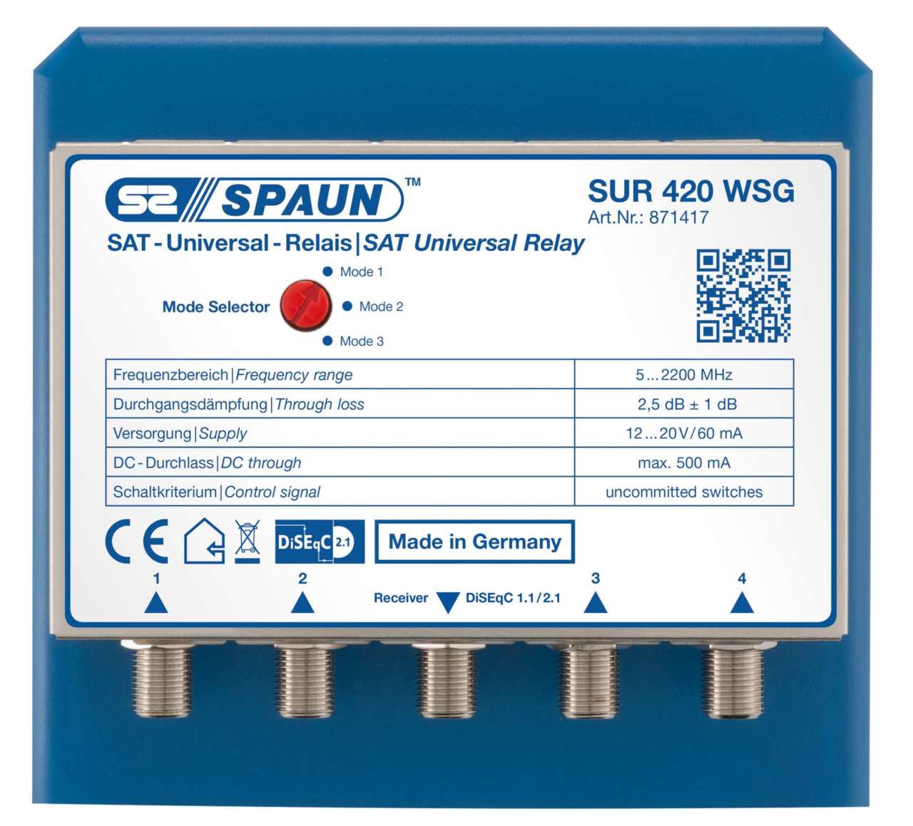 DiSEqC SPAUN SUR420