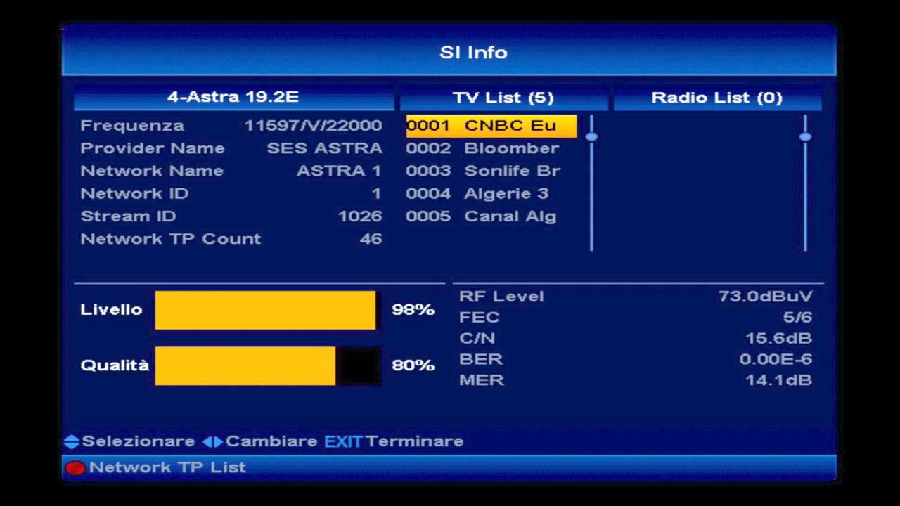 Edision Multi Finder_Segnale