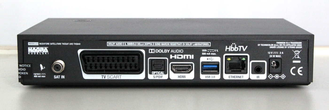 Thomson HS840 connetitvità