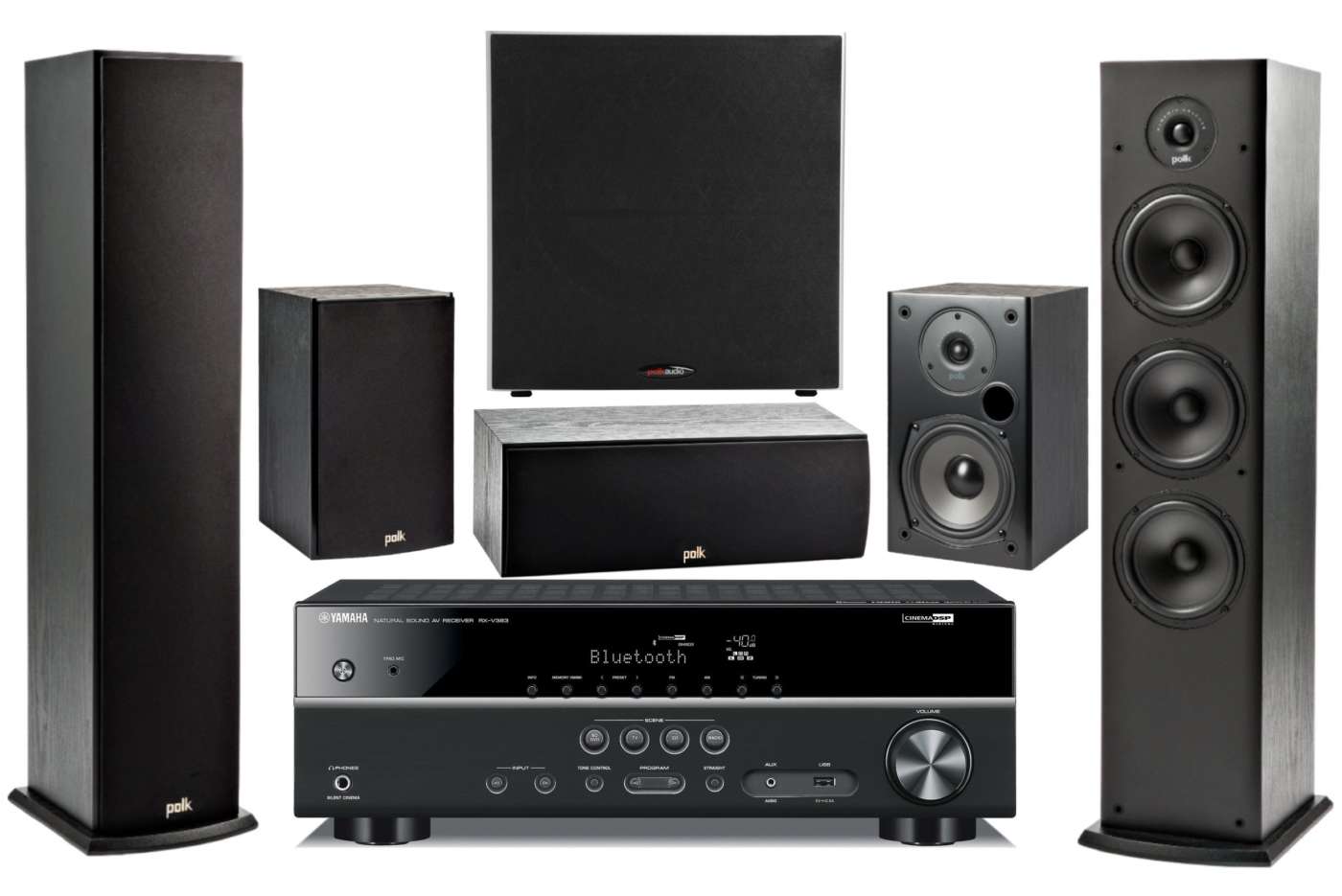 Impianto home theater 5.1 a componenti separati