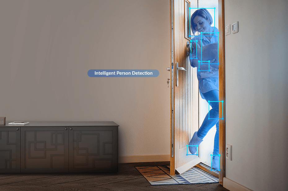 Rilevamento persona AI telecamera IP DLink DCS-8325LH