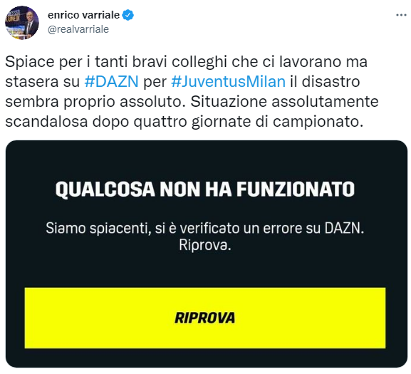 dazn varriale