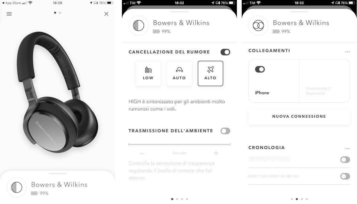 cuffia wireless Bowers & Wilkins PX5