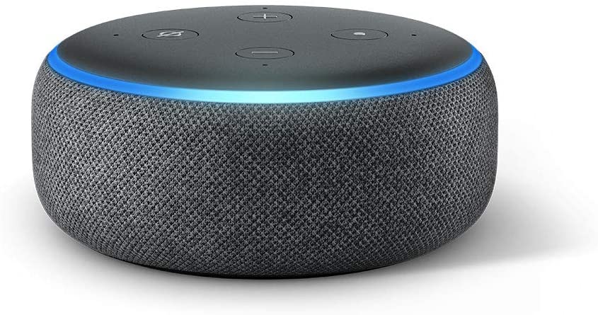 Echo Dot Gen 3 di colore nero/antracite