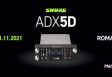 Prase presenta a Roma il ricevitore portatile wireless Shure Adx5d di Axient Digital shure
