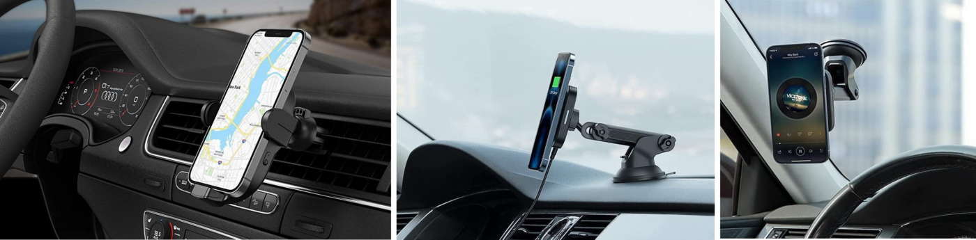 Posizionamento wireless charger da auto