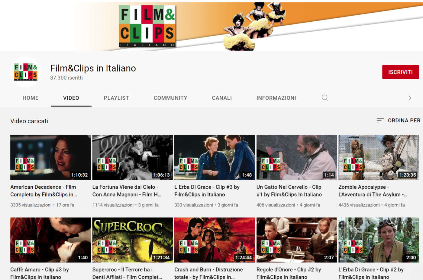 Film&Clips in italiano
