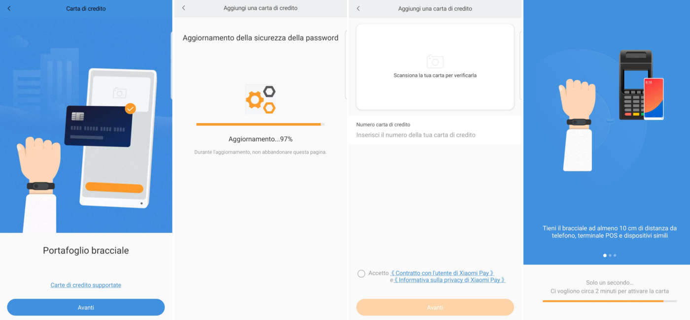Mi Band 6 NFC pagamento