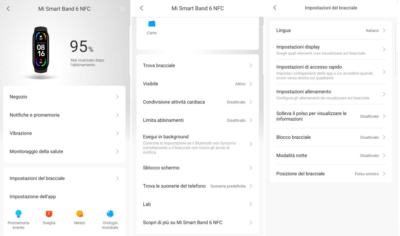 Mi Band 6 NFC app