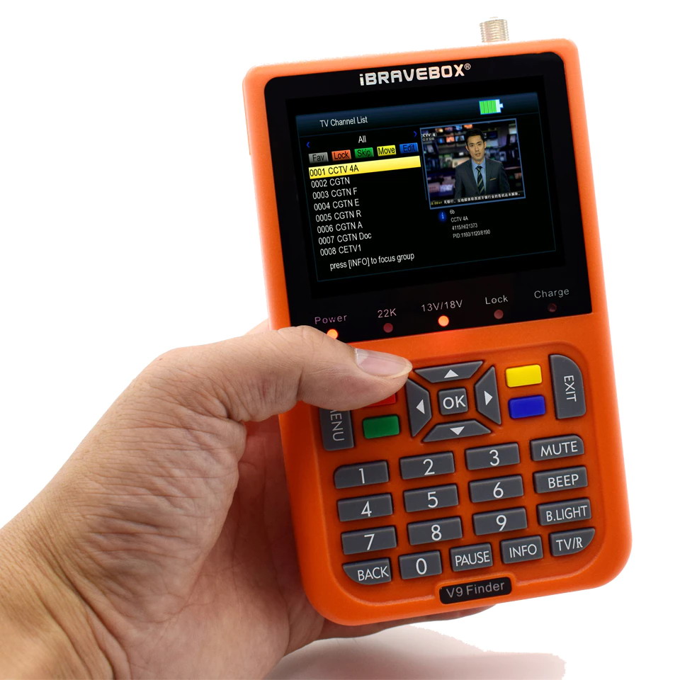 Misuratore di campo KKnoon Sat-Finder V9