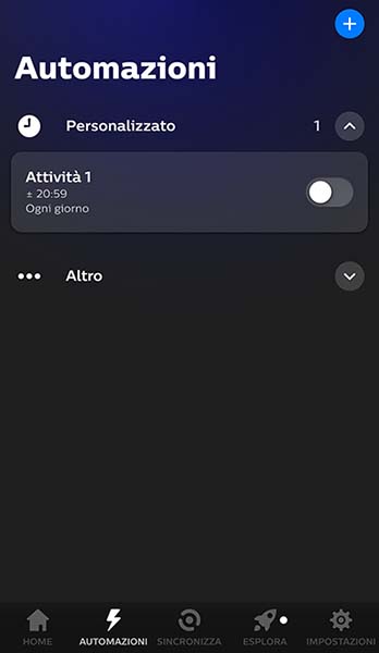 Philips Hue Automazioni
