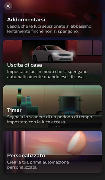 Philips Hue Automazioni