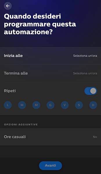 Philips Hue Automazioni