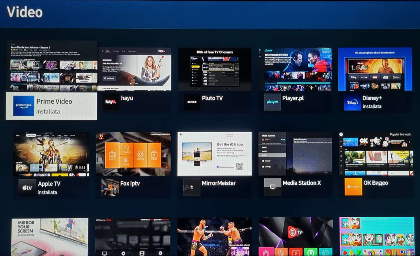 App Video Samsung M50A