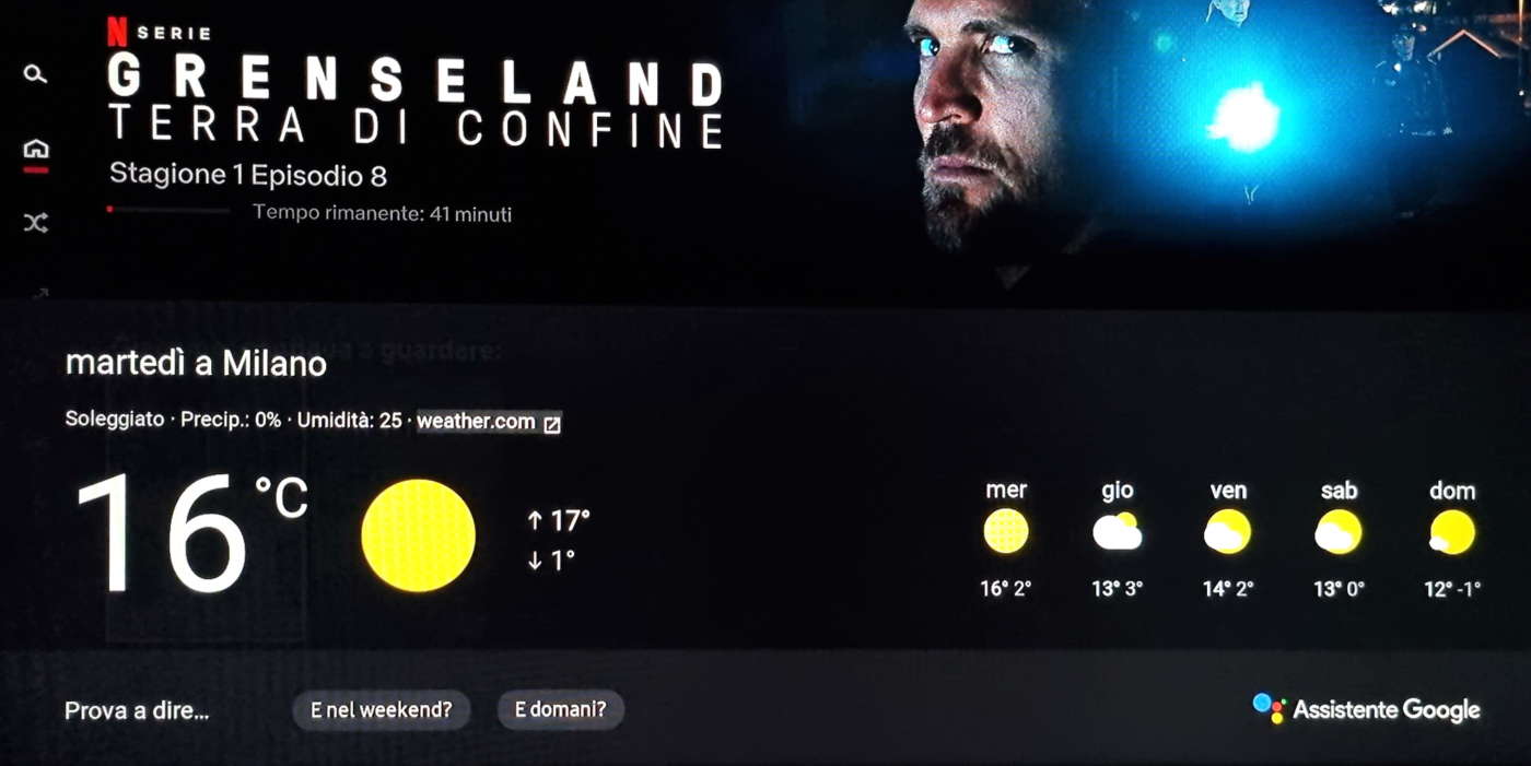 Risposta Google Assistant su Smart Monitor Samsung M50A