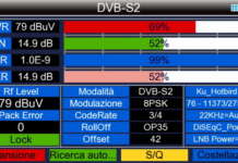 Misuratori di campo per hobbisti: cosa sono, come funzionano, quali comprare Schermata segnali misuratore di campo
