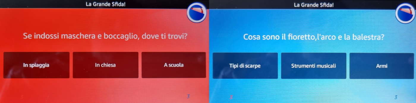 Skill gioco ClemQuiz su Echo Show 5
