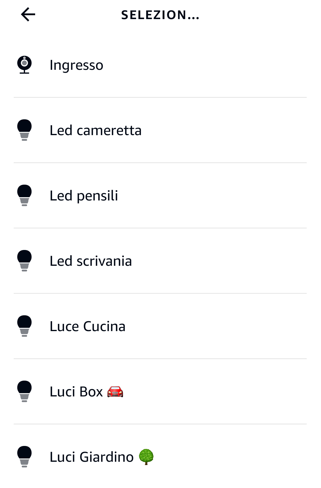 App Alexa Routine azioni domotiche