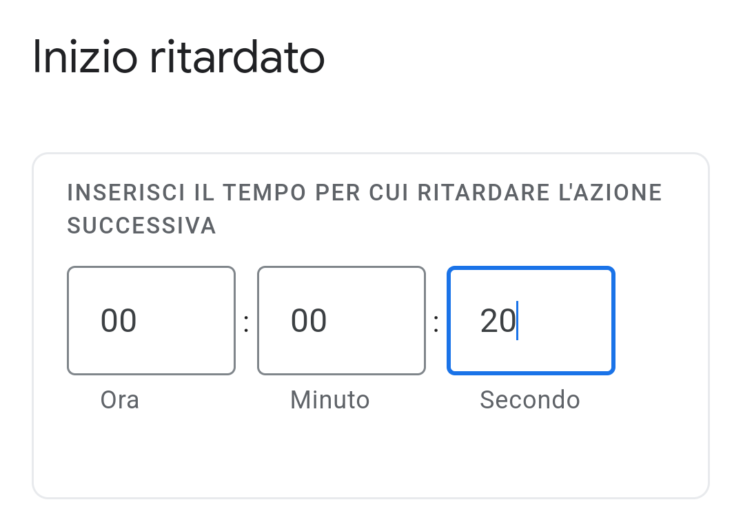 Funzione “ritardo” tra le azioni delle routine di Google