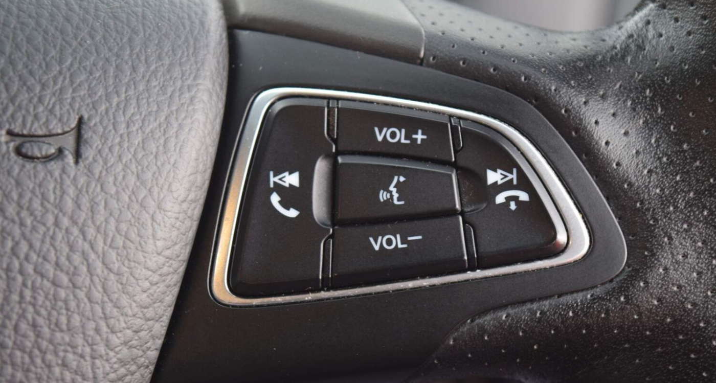 Tasto comandi vocali su autovettura Ford