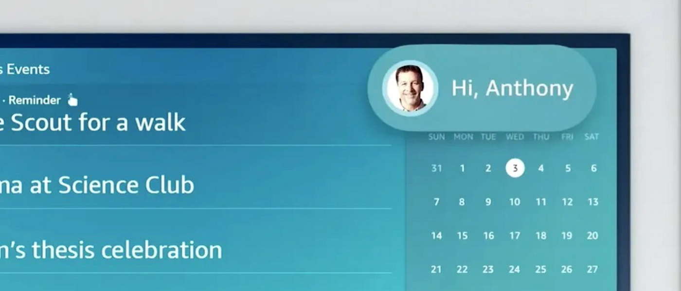 Riconoscimento automatico dell’utente su Echo Show 15