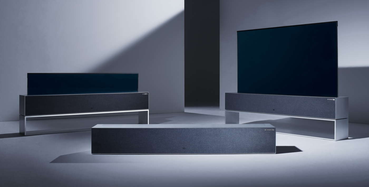 Modalità Line View, Zero View e Full View del Tv LG Signature OLED R