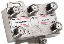 Partitori, derivatori, mix-demix e switch: a cosa servono e come sceglierli Partitore Fracarro PA4