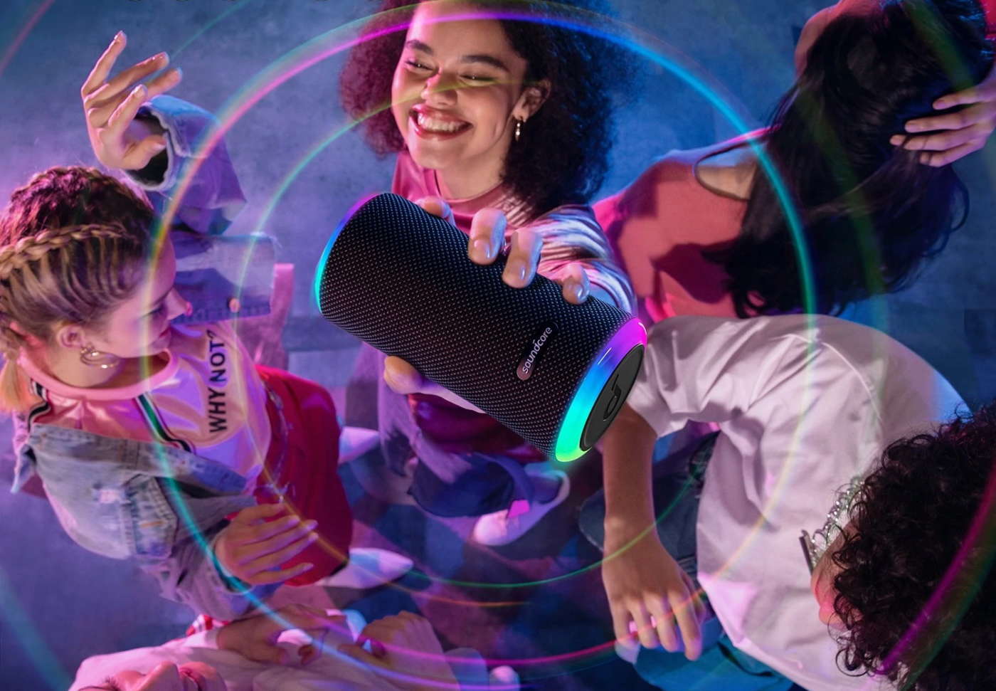 Speaker BT Soundcore con led RGB