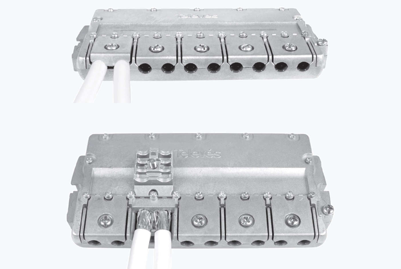 Sistema di collegamento e blocco EasyF di Televes