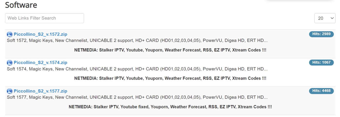 Firmware “alternativi” per decoder Edision pubblicati su un sito web